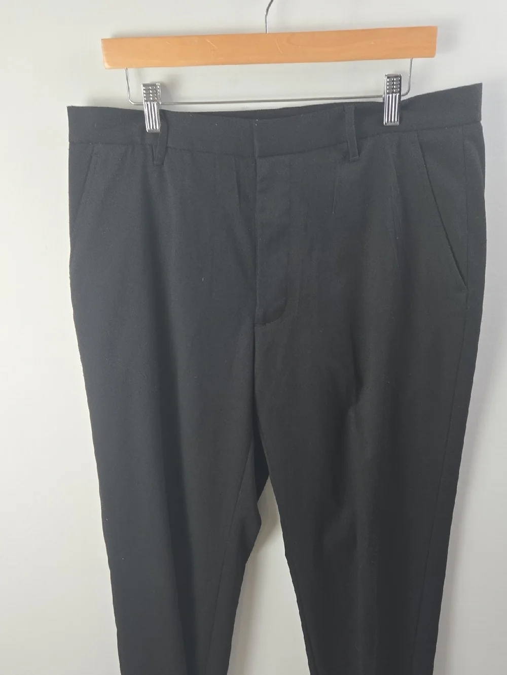 Michael Michael Kors Men's Black Wool Dress Pants Sz 34 X 30 Business Academia
